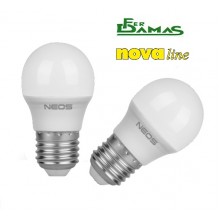 LAMPADINA LED NEOS SFERA 5.5 W E 27  SERIE "CLASSIC"